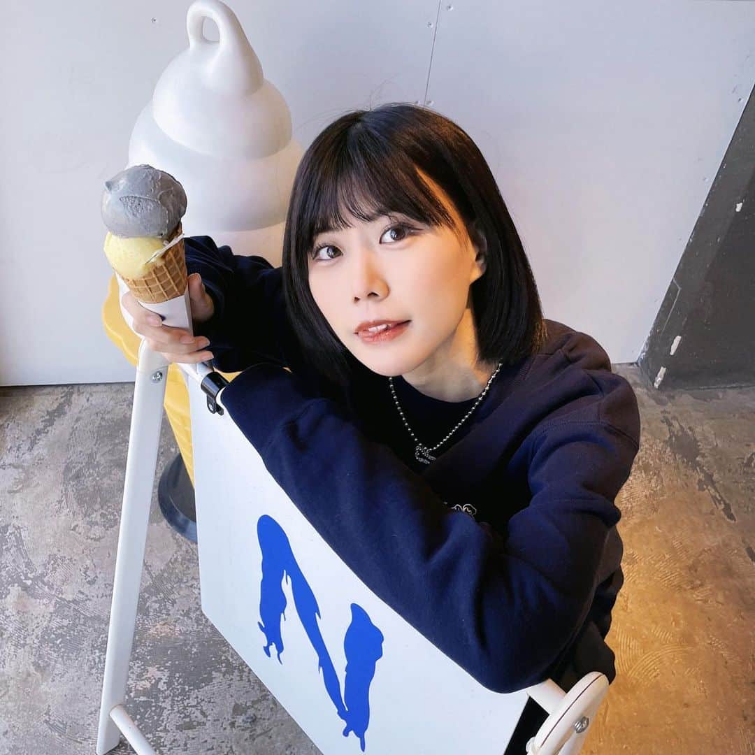 渡辺菜月のインスタグラム：「ice cream😋」