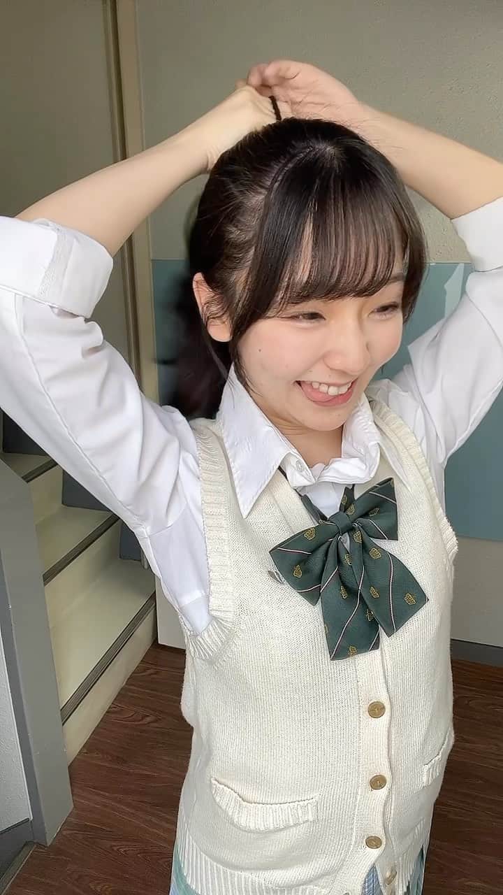 尾野寺みさのインスタグラム：「無加工動画　ポニテ編」