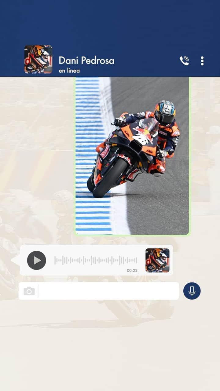 ダニ・ペドロサのインスタグラム：「Ha sido espectacular verte este fin de semana en #SpanishGP @26_danipedrosa 👏  #MotoGP」