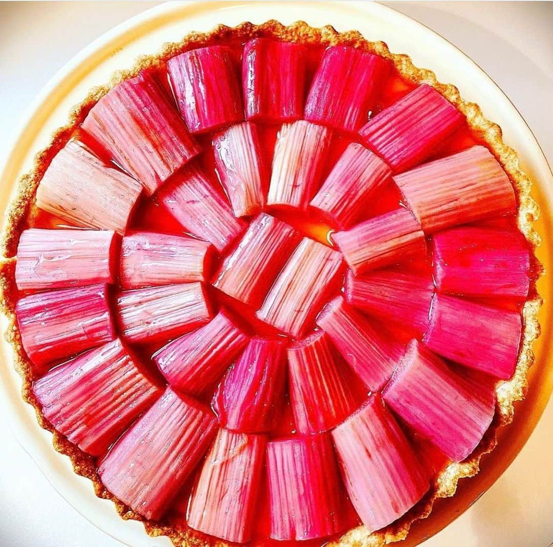 ナイジェラ・ローソンさんのインスタグラム写真 - (ナイジェラ・ローソンInstagram)「Meanwhile, over on @foodim, this beautiful photograph by @thejulesfood of @felicitycloake’s Rhubarb and Custard Tart is #postoftheweek. And you can get the recipe by clicking on link in bio on the @foodim insta page!」5月1日 20時32分 - nigellalawson