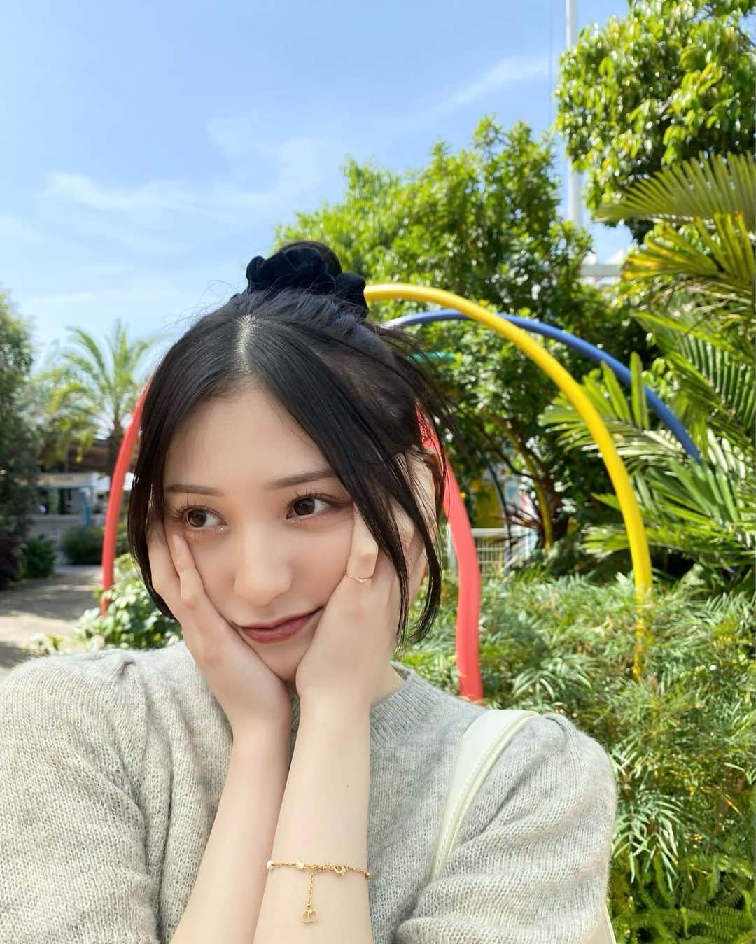 吉井美優のインスタグラム：「🌈🌷」