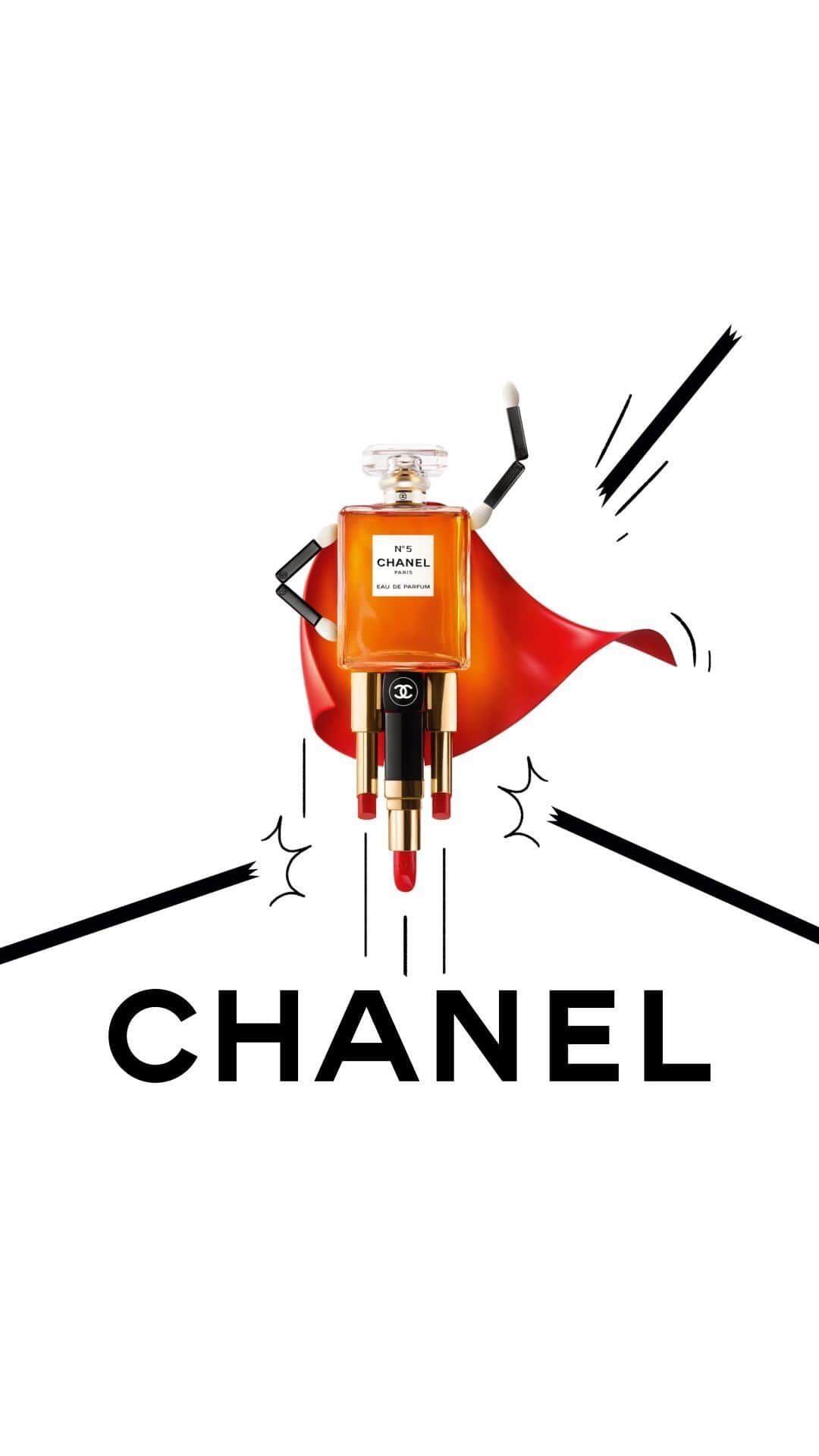 のインスタグラム：「HER NAME IS N°5, WONDER N°5. Her superpower: maintaining an air of mystery. This Mother’s Day, CHANEL is staging a fantastic encounter between the powers of its super fragrances and the everyday heroines for whom they are created.   #CHANELMothersDay #N5 #CHANELFragrance」