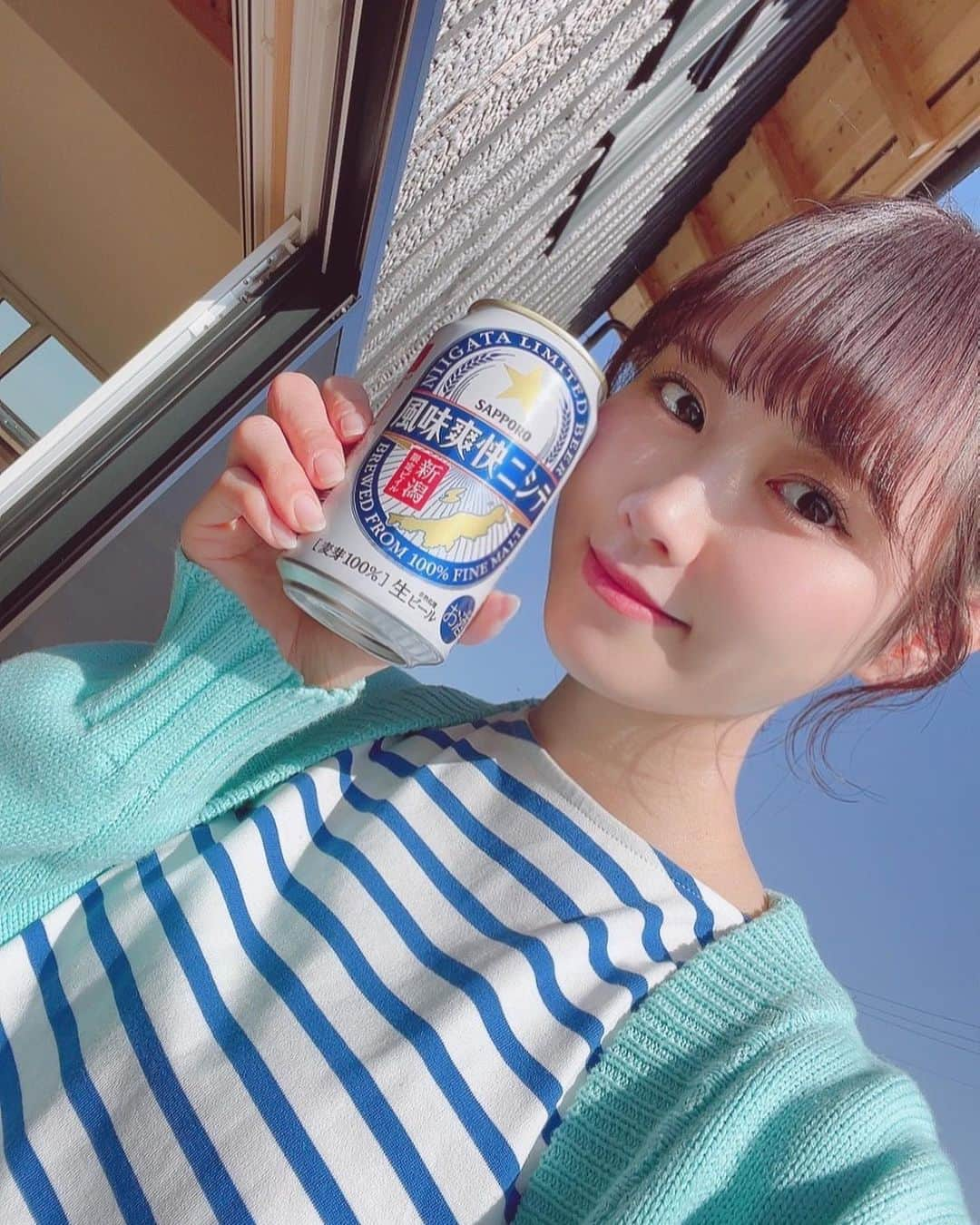 西潟茉莉奈さんのインスタグラム写真 - (西潟茉莉奈Instagram)「本日5月1日から新潟県内で放送開始の「新潟限定ビイル風味爽快ニシテ」のCMに出演させていただいてます。 . . 新潟県で長く愛されている商品のCMに出演できて嬉しいです！ . . 是非、ご覧ください🍺✨ . . #新潟限定ビイル #風味爽快ニシテ #サッポロビール　#さん」5月1日 20時54分 - marina_1016.n