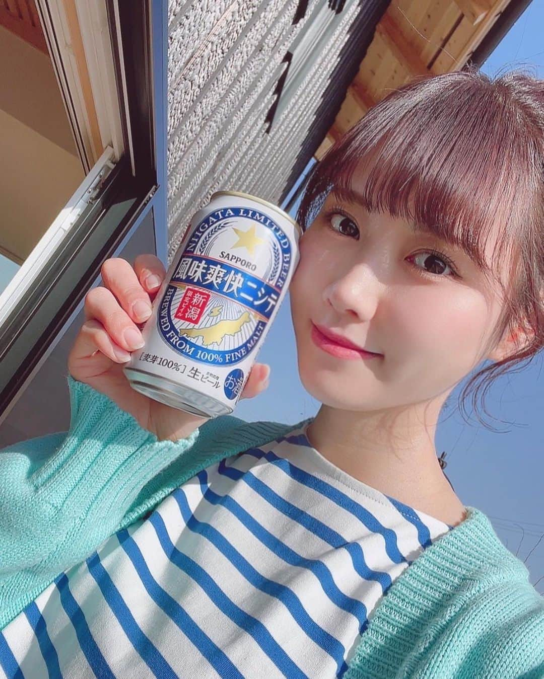 西潟茉莉奈さんのインスタグラム写真 - (西潟茉莉奈Instagram)「本日5月1日から新潟県内で放送開始の「新潟限定ビイル風味爽快ニシテ」のCMに出演させていただいてます。 . . 新潟県で長く愛されている商品のCMに出演できて嬉しいです！ . . 是非、ご覧ください🍺✨ . . #新潟限定ビイル #風味爽快ニシテ #サッポロビール　#さん」5月1日 20時54分 - marina_1016.n