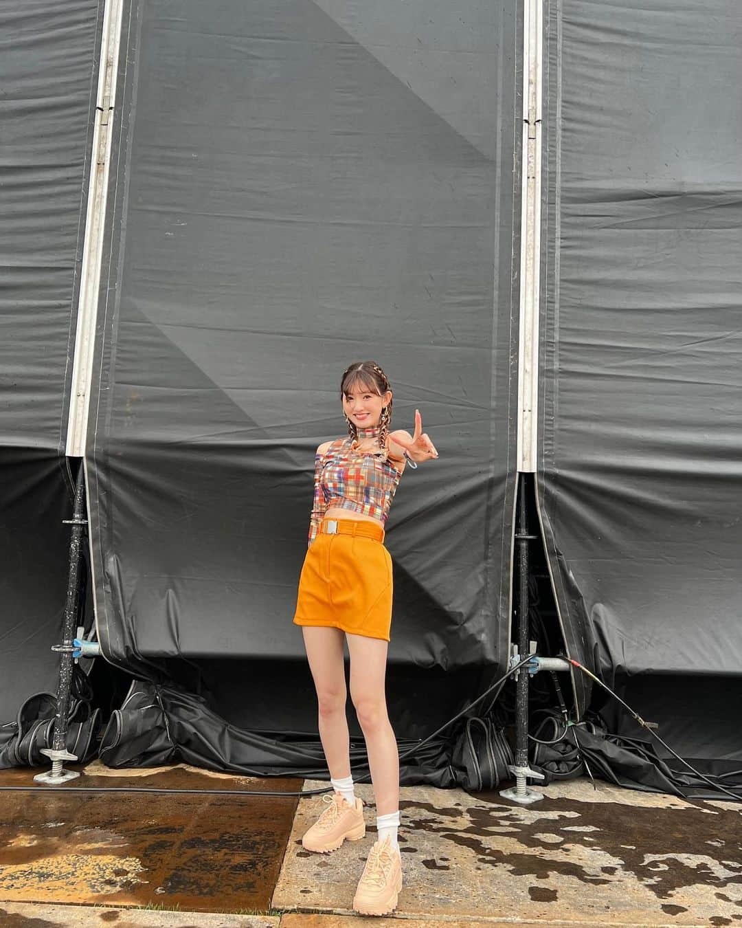 川村文乃さんのインスタグラム写真 - (川村文乃Instagram)「JAPAN JAM 2023の衣装🍊 オレンジでした🏀  #JJ2023#ANGERME#アンジュルム#川村文乃#衣装」5月1日 21時10分 - ayano_kawamura.official