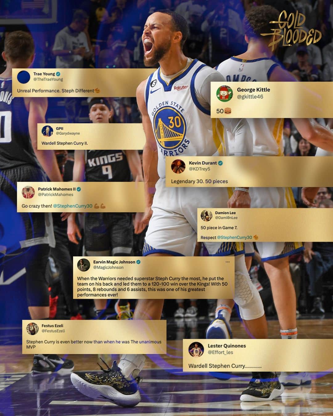 ゴールデンステート・ウォリアーズのインスタグラム：「30. Enough said.  #GoldBlooded」