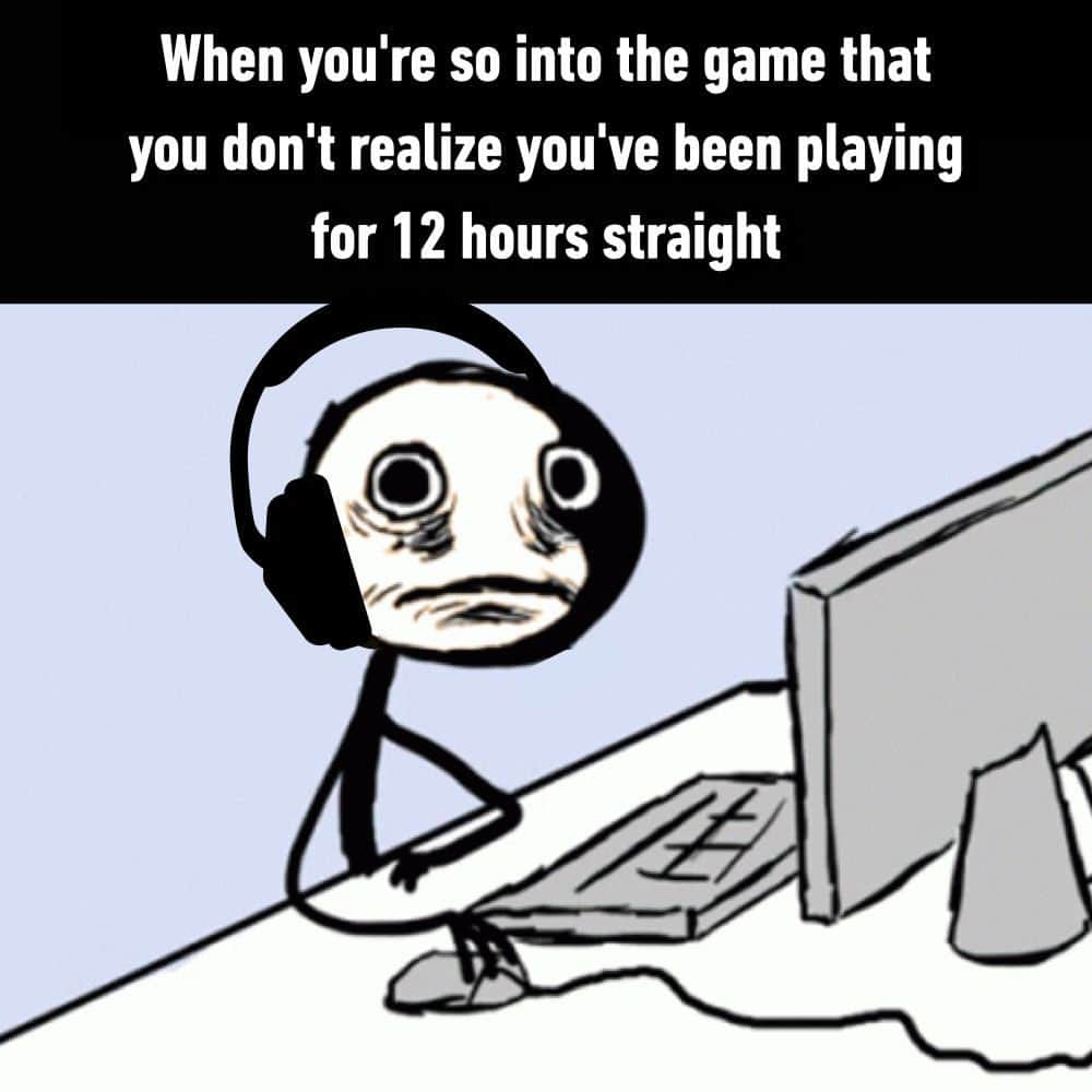 9GAGさんのインスタグラム写真 - (9GAGInstagram)「Time flies when you're having fun (and neglecting responsibilities)  - #gaming #overnight #gamer #memes #9gag」5月2日 7時00分 - 9gag