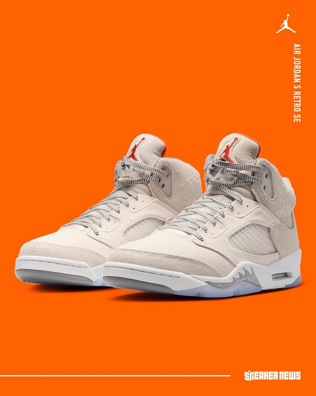 Sneaker Newsさんのインスタグラム写真 - (Sneaker NewsInstagram)「OFFICIAL IMAGES: Air Jordan 5 Retro SE Craft⁠ Release Date: June 17th, 2023⁠ LINK IN BIO for a closer look!」5月2日 7時01分 - sneakernews