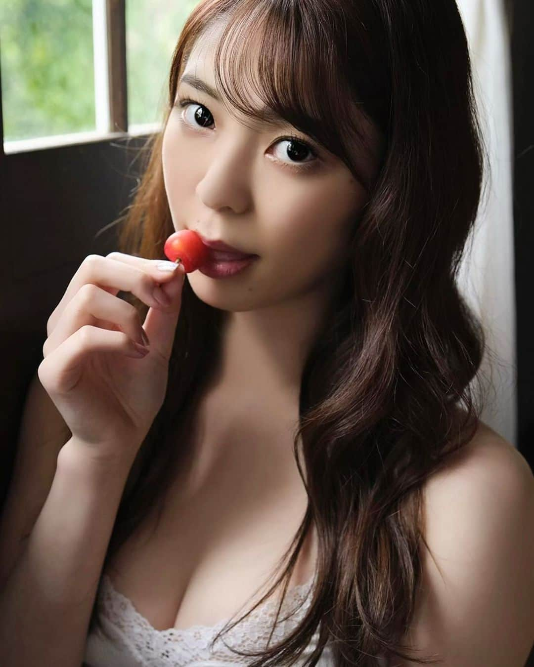 原満莉菜のインスタグラム：「🍒🩷」