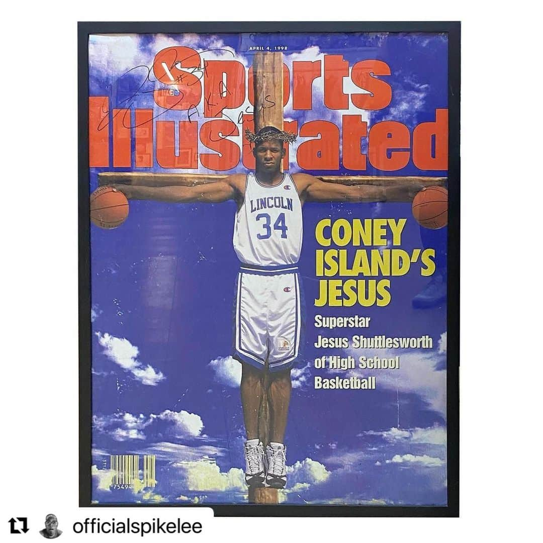 レイ・アレンさんのインスタグラム写真 - (レイ・アレンInstagram)「25 years ago today @officialspikelee approached me about being in a film of his. I had no idea that #hegotgame would have the impact on basketball and pop culture that it did. When Spike asked me to come in for an audition, I had serious doubts. I knew nothing about acting and more importantly as a young kid; how much time is this gonna take? I had serious questions. Looking back on everything now, I realized that I was trying to find any reason to say no. I was 21 years old just finishing my first @nba season, the last thing that I wanted to do was spend my whole summer working, let alone shooting a movie- what a mistake I almost made by almost saying no. There is not a day that goes by that someone does not call me “Jesus”. Lol. If you haven’t watched the movie- please go check it out and you’ll understand. Basketball has given me so many great opportunities in my life that I am so thankful for; being in this film is certainly one of them. Thank you @officialspikelee for the opportunity, and for teaching me how not only to be an actor but to have patience. I learned really fast that you act for free, you get paid to sit around and wait.  Thank you @rosariodawson and #Denzel for being who you are and being great point guards on set allowing me to find my space and get my shot off.  After every practice, tournament, game that my kids play in, I always ask them what did they learn. In every situation in life, you either win, or you learn, there is no losing in life. As I reflect on everything that I’ve done in my life I want to say to you all- You can’t be great if you say no to life! All you have to do is say ~floetry. Get off the couch, show up for yourself and your people and let great things happen to you. @40acresandamulefilmworks #spikeleejoint #imreadyformycloseupmrdemille #jesus #coneyisland #railsplitters #bigwilllie #unclebubba #lincolnhighschool」5月2日 7時36分 - trayfour