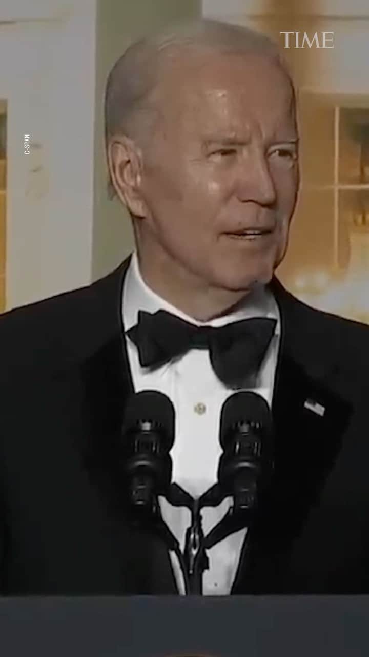 のインスタグラム：「Joe Biden at the White House Correspondents Dinner: “Journalism is not a crime”」