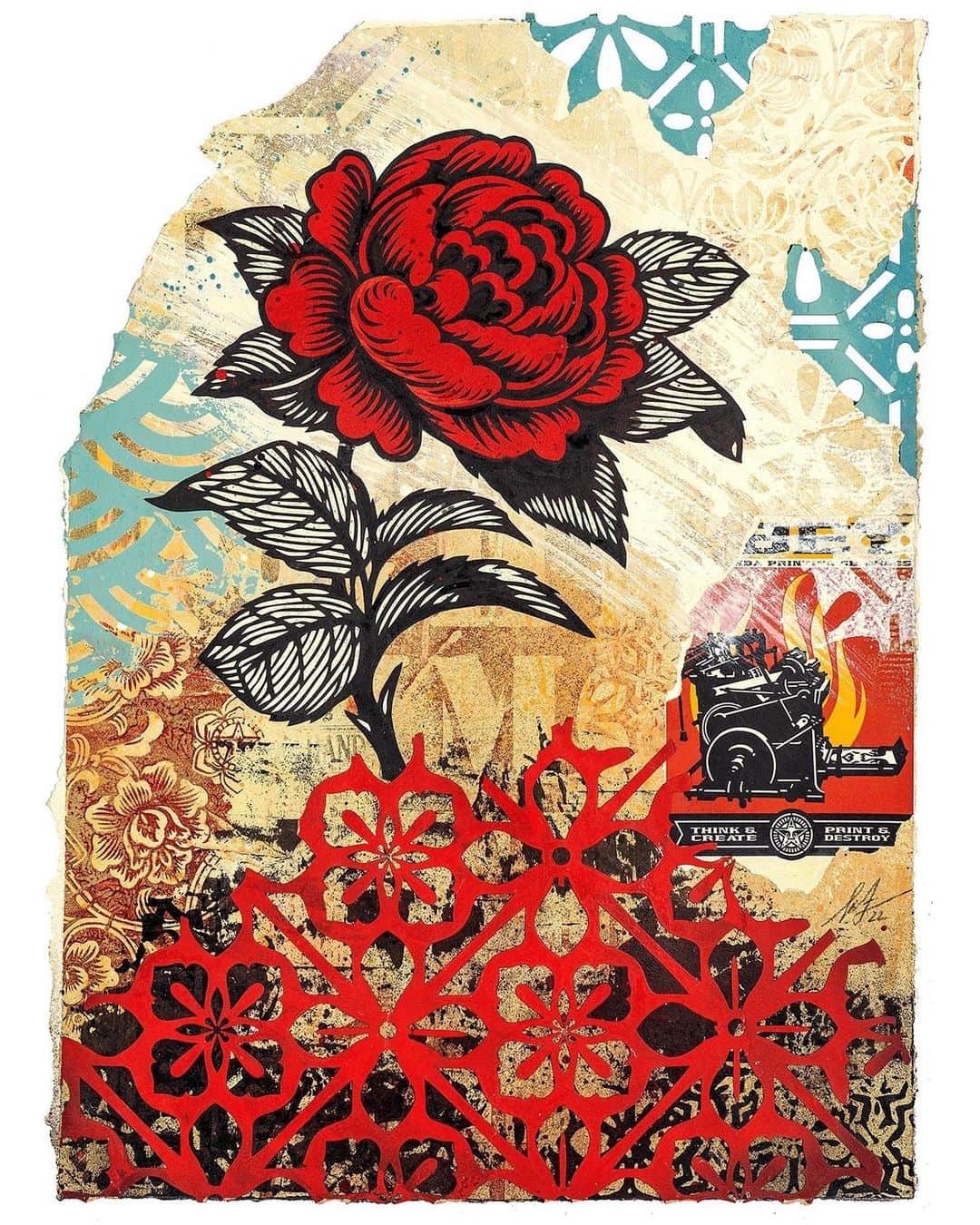 Shepard Faireyのインスタグラム：「LONDON: Beyond the Streets at Saatchi Gallery closes May 9th! There are 100-plus international artists in the show. Thanks, @rogergastman, for including me alongside these incredible artists. Please check out @saatchi_gallery and @beyondthestreetsart for more details. Thanks for the support!⁠ –Shepard」