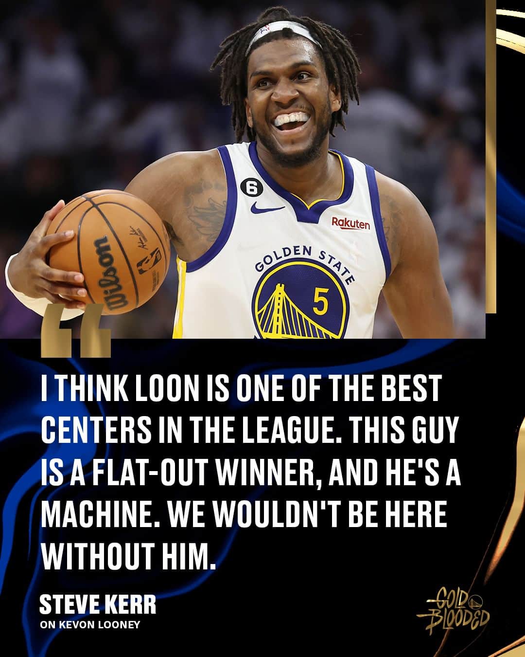 ゴールデンステート・ウォリアーズのインスタグラム：「Double tap to show some love for our guy @looney 💪」