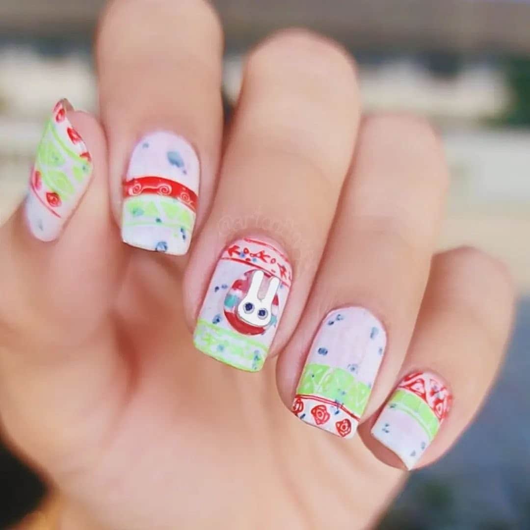 Nail Designsのインスタグラム：「Credit • @artonfinger」