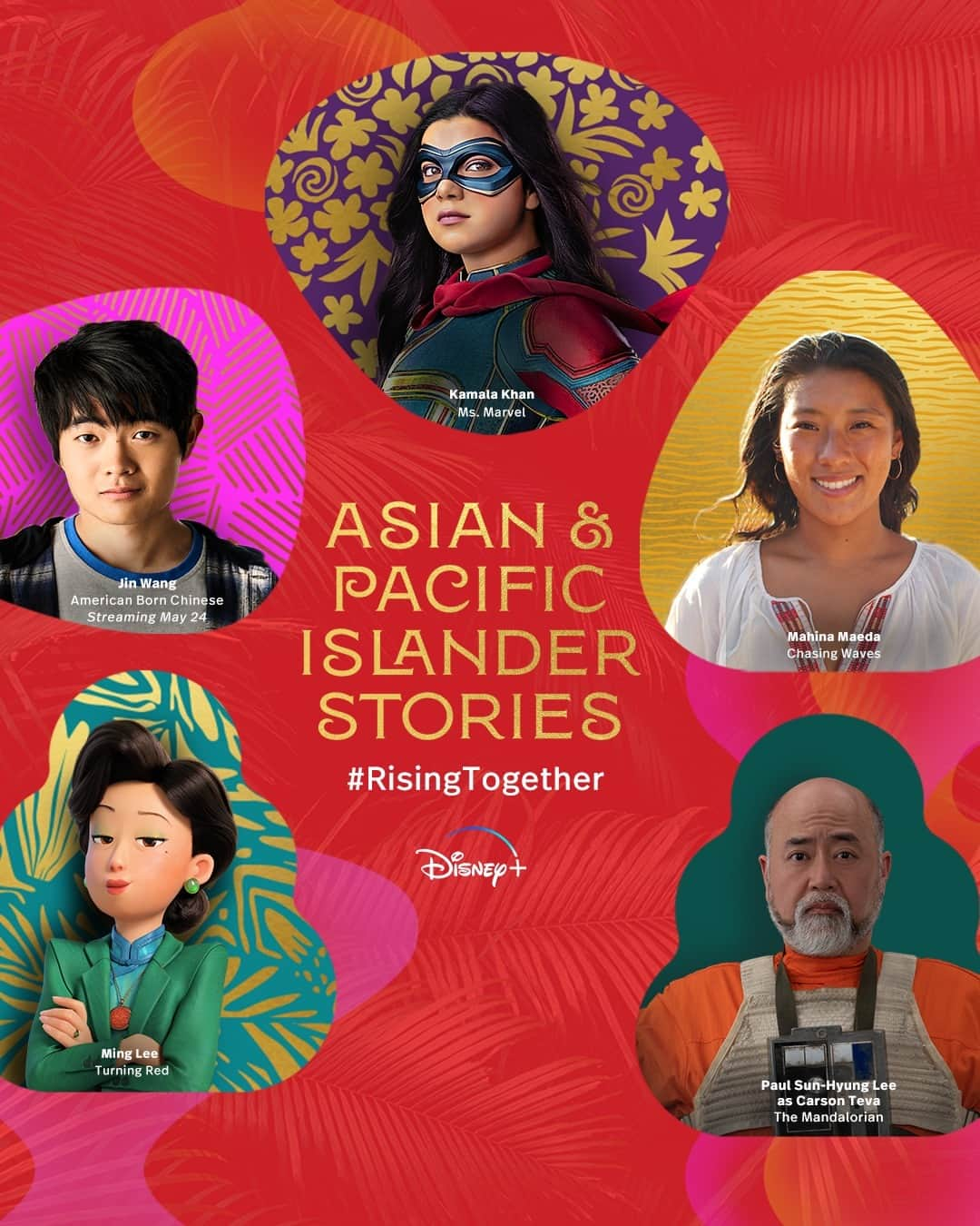 Disneyさんのインスタグラム写真 - (DisneyInstagram)「This Asian American Pacific Islander Heritage Month, join @DisneyPlus in #RisingTogether to celebrate the voices of the diverse API community.   Discover the characters and talent behind some of your favorite stories all month long–the Asian & Pacific Islander Stories Collection is a great place to start. ❤️ #AAPIHM」5月2日 8時11分 - disney