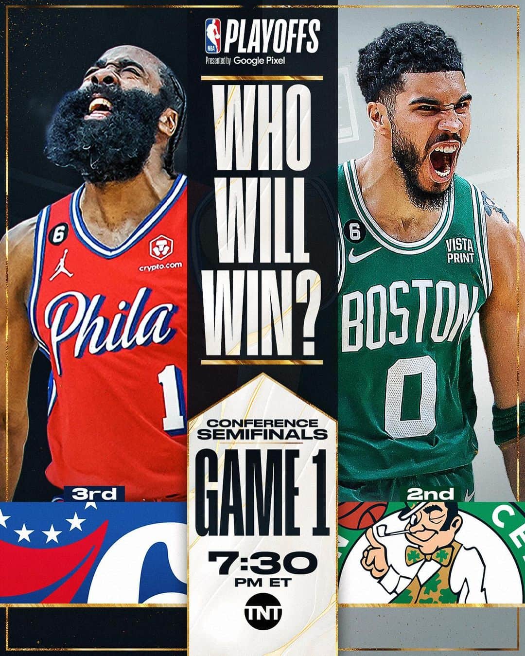 NBAさんのインスタグラム写真 - (NBAInstagram)「👀 the best from @celtics/@sixers action this season…  Game 1: 7:30pm/et on TNT」5月2日 3時40分 - nba