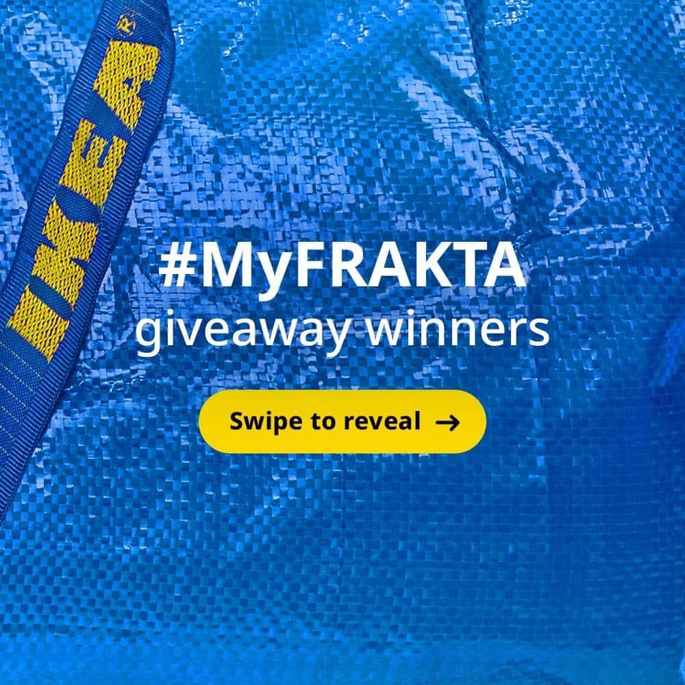 IKEA USAのインスタグラム：「There’s no wrong way to FRAKTA, but here are some fun ones. Congrats to all the #MyFRAKTA giveaway winners!」