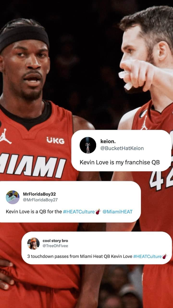 のインスタグラム：「“Kevin Love. Quarterback. UCLA.”」