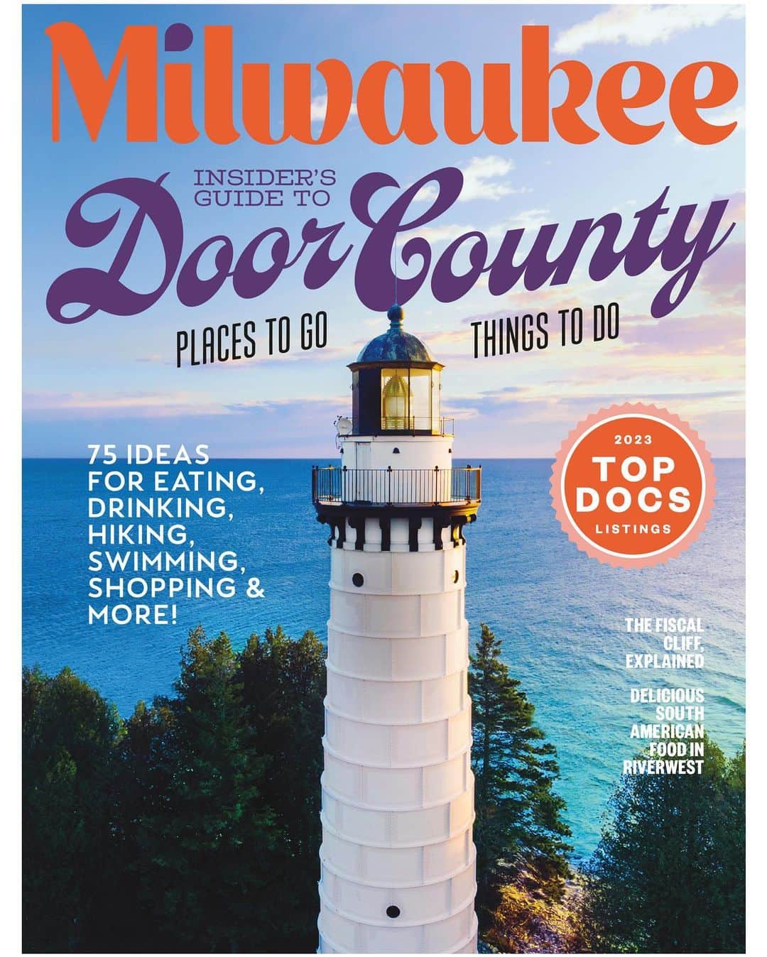 Adam Senatoriのインスタグラム：「Shot the cover for this month’s @milwaukeemag / Cana Island Lighthouse, Door County #Wisconsin  #travelwisconsin」