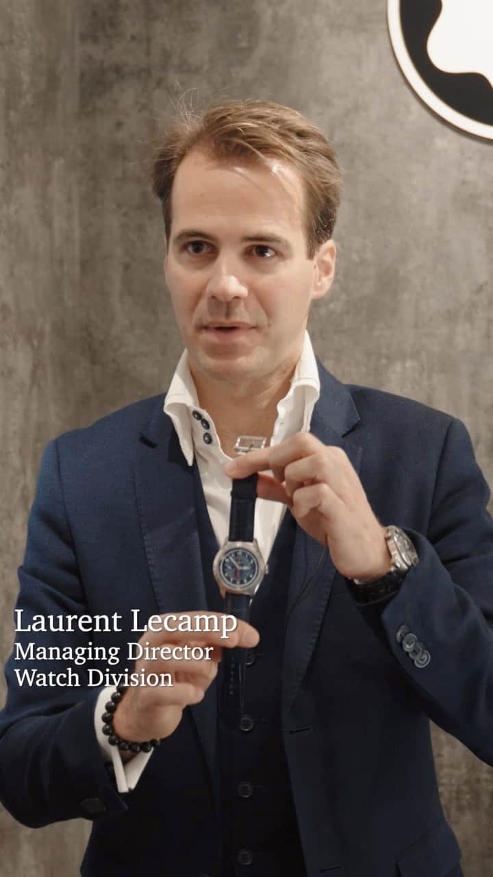 のインスタグラム：「Laurent Lecamp, managing director of @montblanc Watches, explains the unique features of the 1858 Unveiled Minerva Monopusher. Watch the 1 Minute Review now. #montblancwatches #minervawatch #montblanc1858」