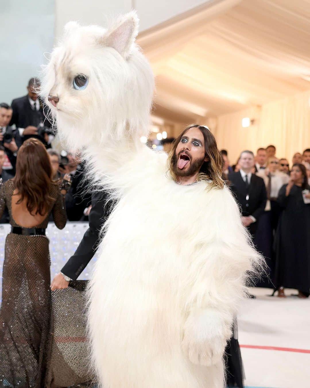 のインスタグラム：「More photos from the #MetGala catwalk.  Photographs by @gettyimages」