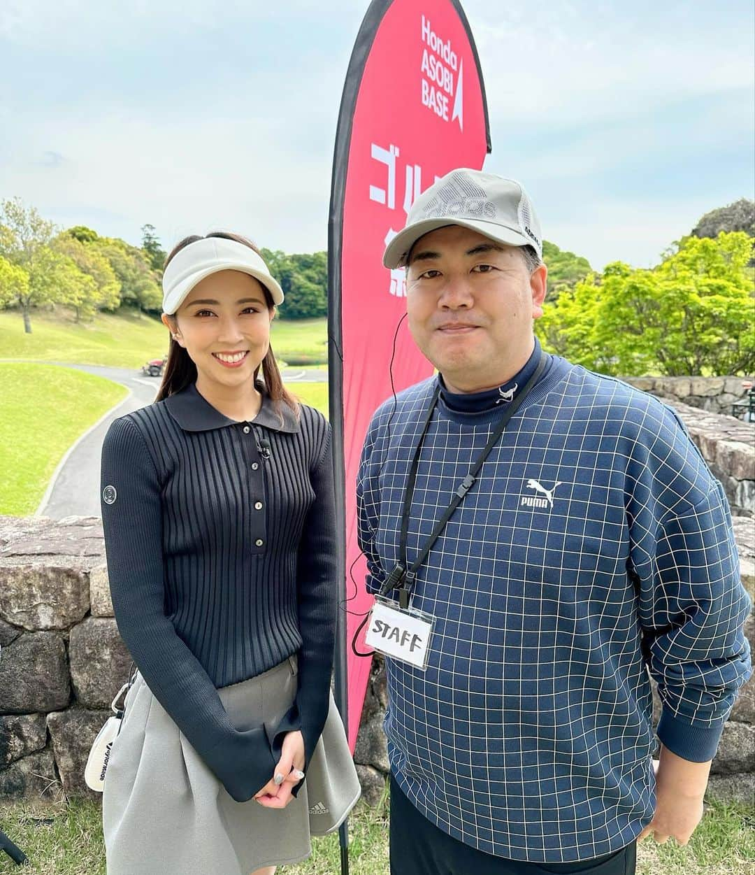 Mai Yamadaさんのインスタグラム写真 - (Mai YamadaInstagram)「Honda ASOBI BASEのゴルフ祭⛳️ リポーターとしてイベントに参加させていただきました！  終始楽しくて超豪華なイベント✨ 三觜プロからワンポイントレッスンを受けられたり、 杉山プロ、野澤プロ、藤澤さんのティーショットを間近で見られたり、 ジャック高橋さんのTOFU GOLF SHOPが出店されてたり 参加特典や景品も豊富で、参加された方はかなり楽しめたのではないでしょうか🤭  @y.m.golf3284 さん @kobakazu507 さん @mih0_golf さん @nozawa.ryuji さん @kyoka_fujisawa さん @jackeven さん @tetsuyakishizoe さん  ありがとうございました！！  今後もHonda ASOBI BASEでは色んなイベントが開催されるそうなので、みなさんぜひチェックしてみてください☺️  それにしても、アバイディングCGソサエティ難しかったー😂  #hondaasobibase #hondagolf #honda#ホンダ #ゴルフ祭り #golf#ゴルフ #ゴルフ好き #ゴルフ好きな人と繋がりたい #ゴルフ女子#ゴルフ初心者#golfgirls #enjoygolf #golfwearゴルフウェア#ゴルフコーデ  #リポーター#MC#イベントMC #アナウンサー #フリーアナウンサー」5月2日 10時01分 - yamadamai_719