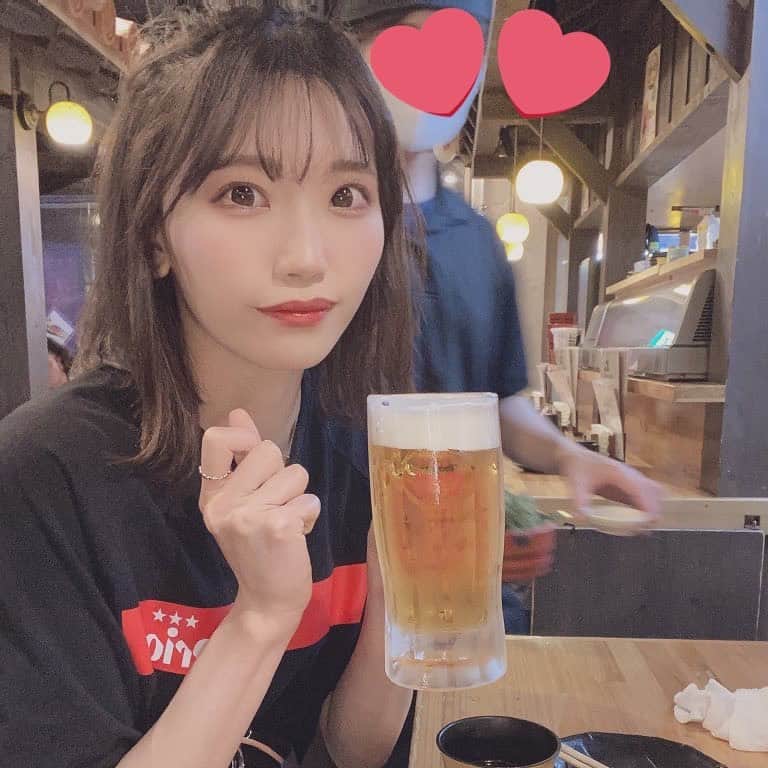 石原美沙紀のインスタグラム：「沖縄おふしょっと📷 オリオンビールです🍺♡  #데일리　#셀카　#일본　#친구해요 #instagood #instalike #instafashion #japanesegirl #cute  #アイドル  #selfie #followme #likeforlikes  #写真好きさんと繋がりたい#idol #japanese #メイク #フォローミー　#follow #モデル #推し　#沖縄　#オリオンビール」