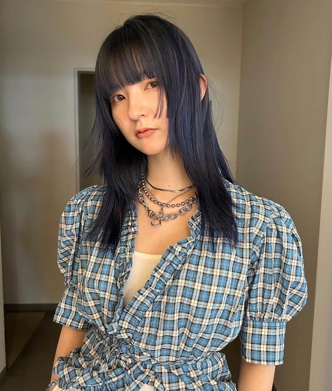 磯田 基徳のインスタグラム：「cutもしました✂︎ styling @nonakakazuki_ ✊🏻 ノナもうまくなったなー！ 🆕 @leia_selina」
