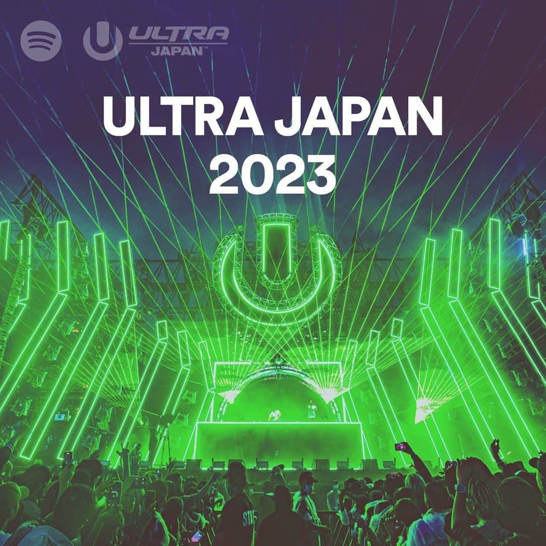 Ultra Japanのインスタグラム：「ULTRA JAPAN 2023 開催を記念してSpotify公式プレイリストがOPEN！ 初回の更新は、3月ULTRAの本国マイアミで開催されたULTRA MUSIC FESTIVALに出演したアーティスト特集でお楽しみください！  https://open.spotify.com/playlist/37i9dQZF1DX1k0nkO1qujc  In celebration of ULTRA JAPAN 2023, the official Spotify playlist is now OPEN!  Please enjoy the first update featuring artists who performed at the ULTRA MUSIC FESTIVAL 2022 held in Miami.  #ultrajapan #ultrajapan_spotify  @spotifyjp」