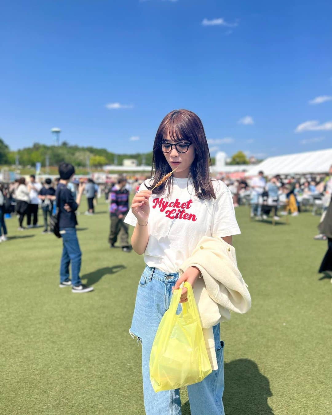 川村茉由さんのインスタグラム写真 - (川村茉由Instagram)「全日本うまいもの祭り😋 妹が司会やってた😎 @ktomomin  食べ物に夢中で写真 撮れなかった笑  #うまいもの祭り #モリコロパーク #長久手 #グルメ」5月2日 14時15分 - mayupi_k