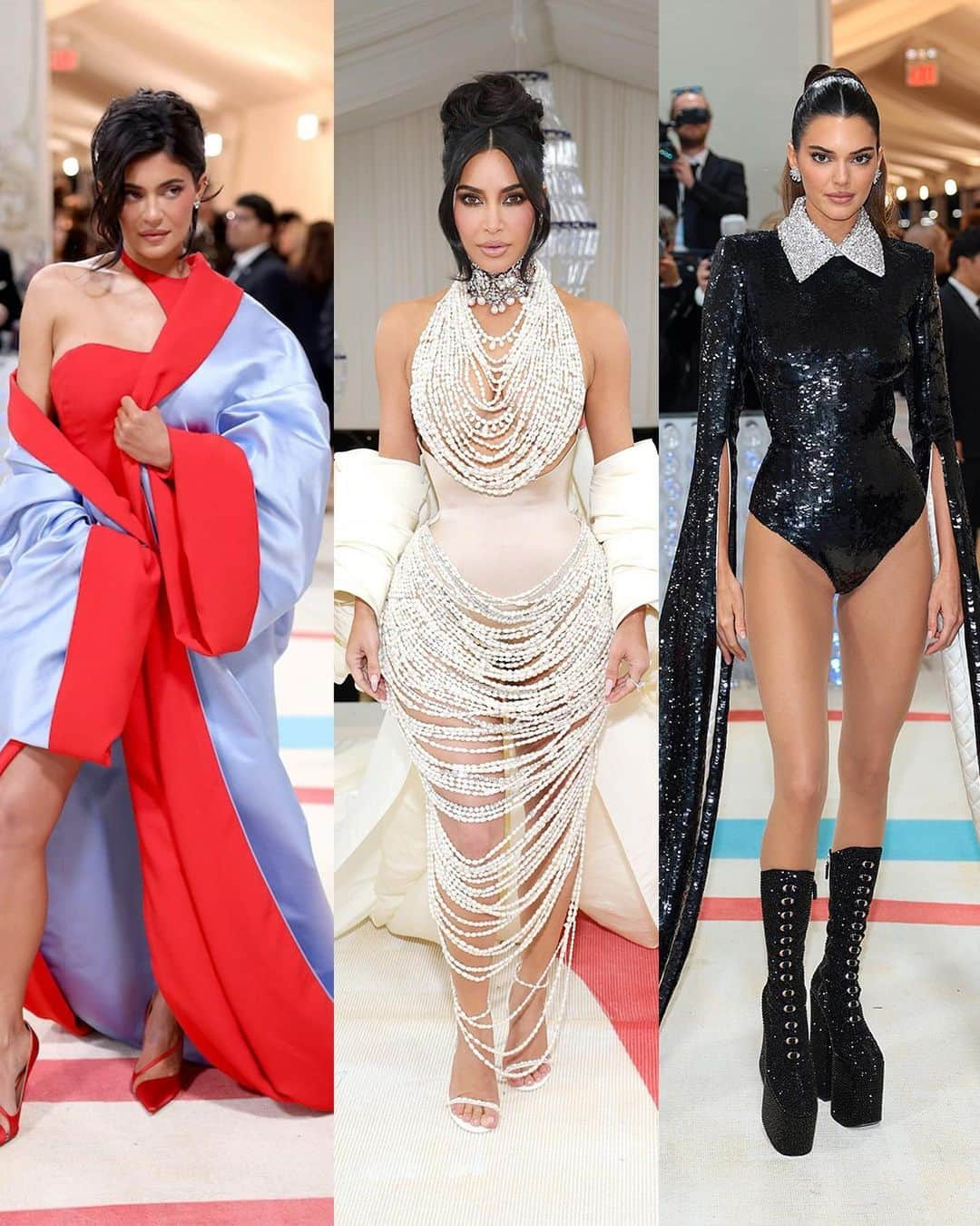 クリス・ジェンナーさんのインスタグラム写真 - (クリス・ジェンナーInstagram)「My beauties at The Met ❤️ @kimkardashian @kendalljenner @kyliejenner at the #MetGala in New York City last night 🗽❤️🤍 Kim wears @schiaparelli, glam by @makeupbymario and @chrisappleton1, Kylie wears @h.a for @jeanpaulgaultier, glam by @makeupbyariel and @jesushair, and Kendall wears @marcjacobs, glam by @maryphillips and @jenatkinhair! #MetGala #met @vogue @voguemagazine」5月3日 2時05分 - krisjenner