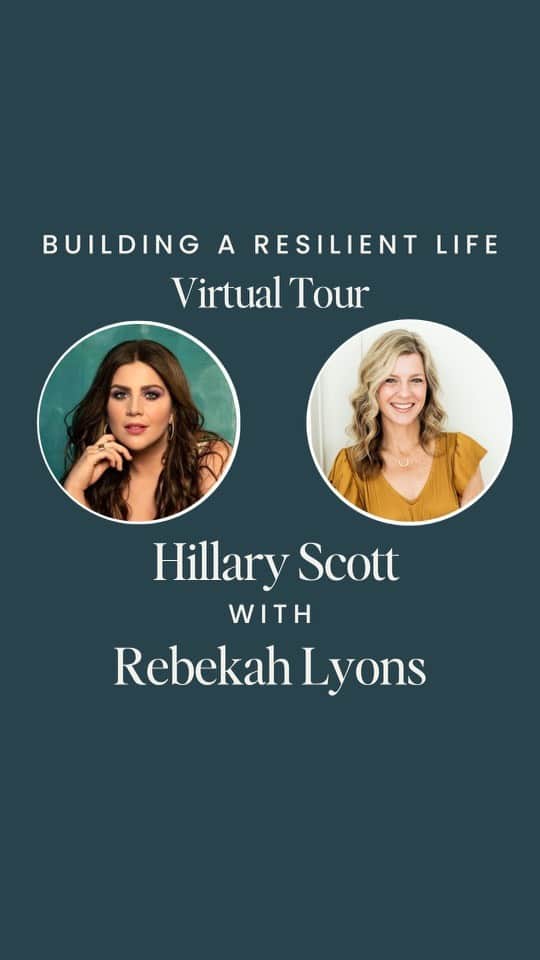 ヒラリー・スコットのインスタグラム：「Today we talk with Hillary about the second Rule of Resilience outlined in my new book, Building A Resilient Life.   Rule 2 : Shift the Narrative   Hillary shares the ways she shifted the narrative in 2020, with her kids, her art, her worship and the way she wanted to be vulnerable on tour. You’re going to LOVE this conversation! Adore you Hillary!  Grab your copy of Building A Resilient life out TODAY at link in bio! #resilientlifebook」