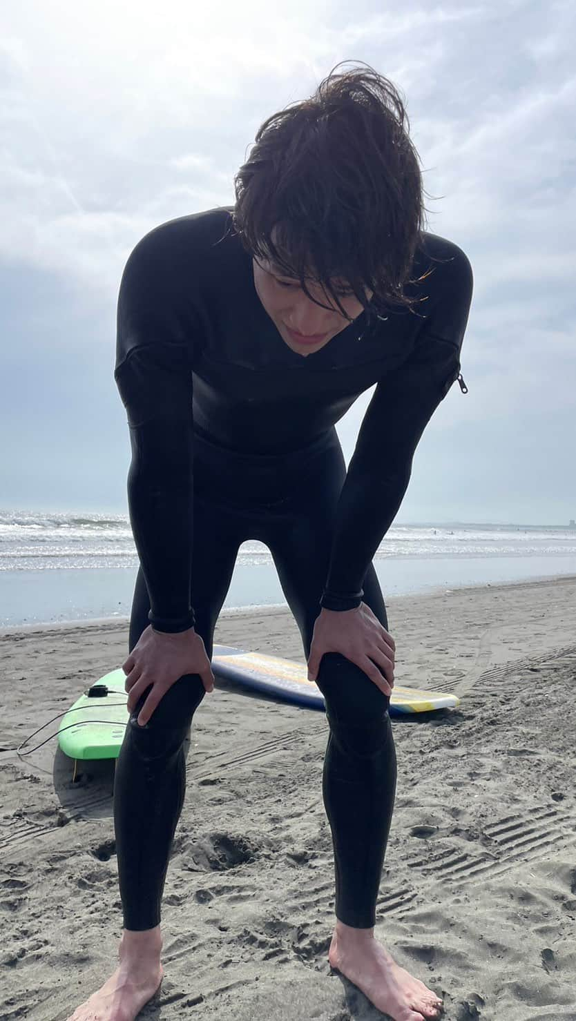 中道理央也のインスタグラム：「成長録🏄‍♂️」