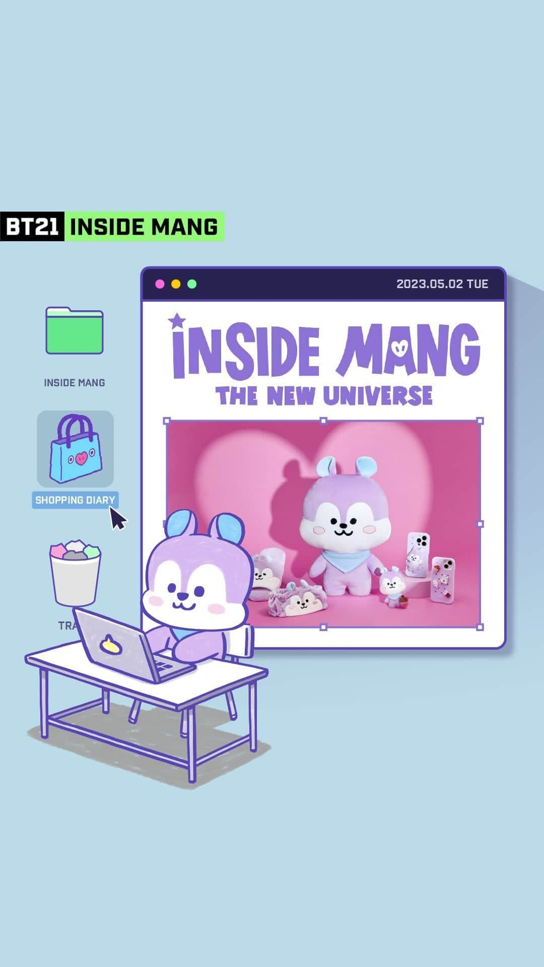 BT21 Stars of tomorrow, UNIVERSTAR!のインスタグラム