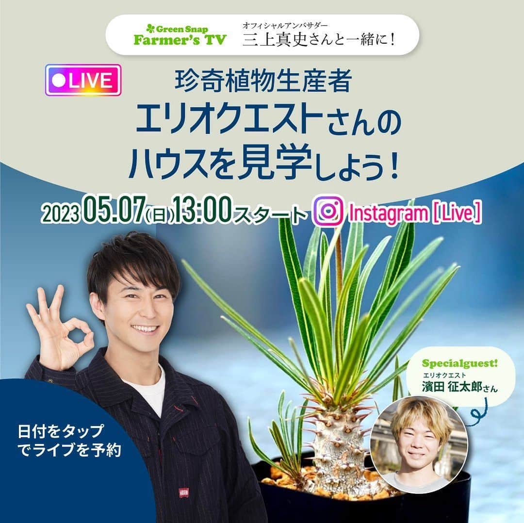 みどりで、つながる GreenSnapのインスタグラム