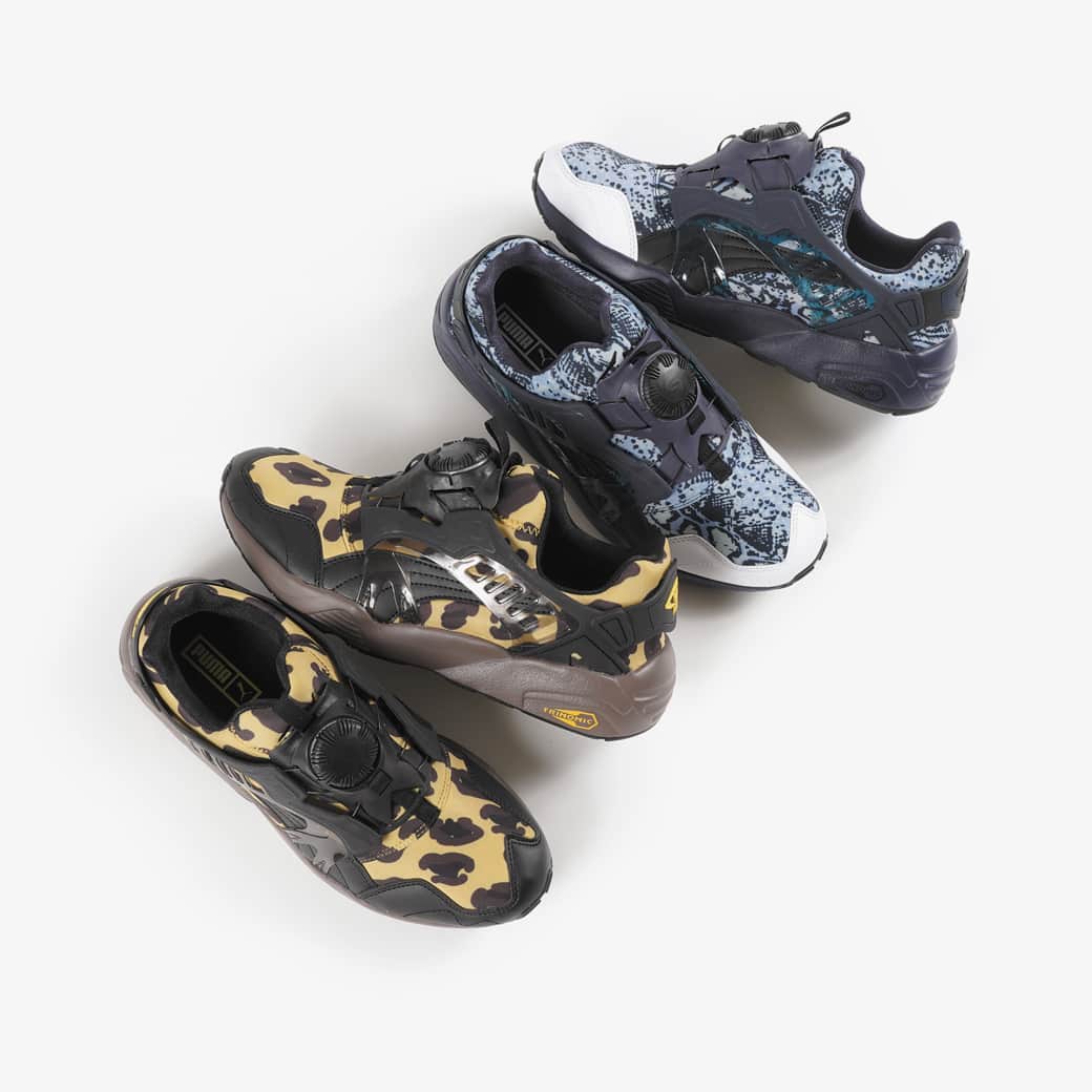 KICKS LAB. [ Tokyo/Japan ]のインスタグラム：「PUMA l "DISC BLAZE LEOPARD" "DISC BLAZE SNAKE" l Available in Store and Online Store. #KICKSLAB #キックスラボ」
