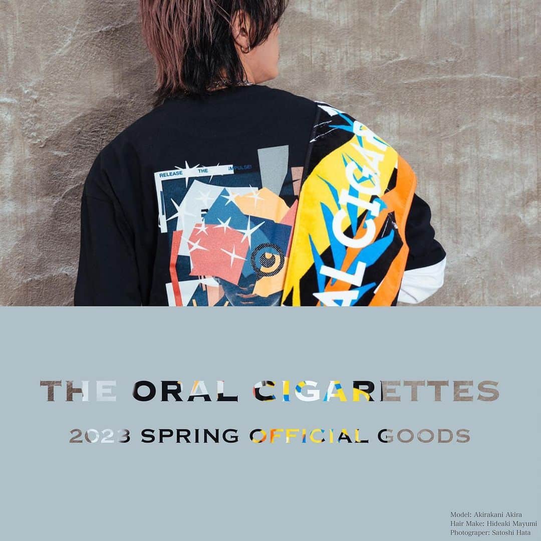 THE ORAL CIGARETTES のインスタグラム：「5/3「VIVA LA ROCK 2023」から販売する、新グッズの着用写真を公開しました！  各地春フェス、よろしくお願いします🔥🔥」
