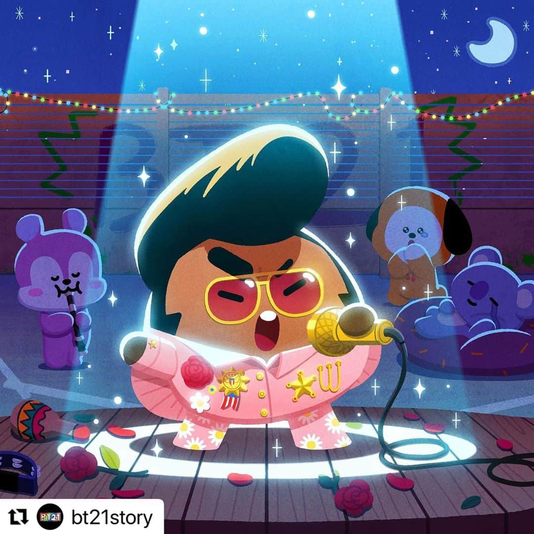 BT21 Stars of tomorrow, UNIVERSTAR!さんのインスタグラム写真 - (BT21 Stars of tomorrow, UNIVERSTAR!Instagram)「ᕦ( ᐛ )ᕡ gon rock da world😎⚡️🤘🎤  #SHOOKY #style_by_RJ #KOYA #MANG #CHIMMY #worldstar #UNIVERSTAR #BT21」5月2日 20時00分 - bt21_official