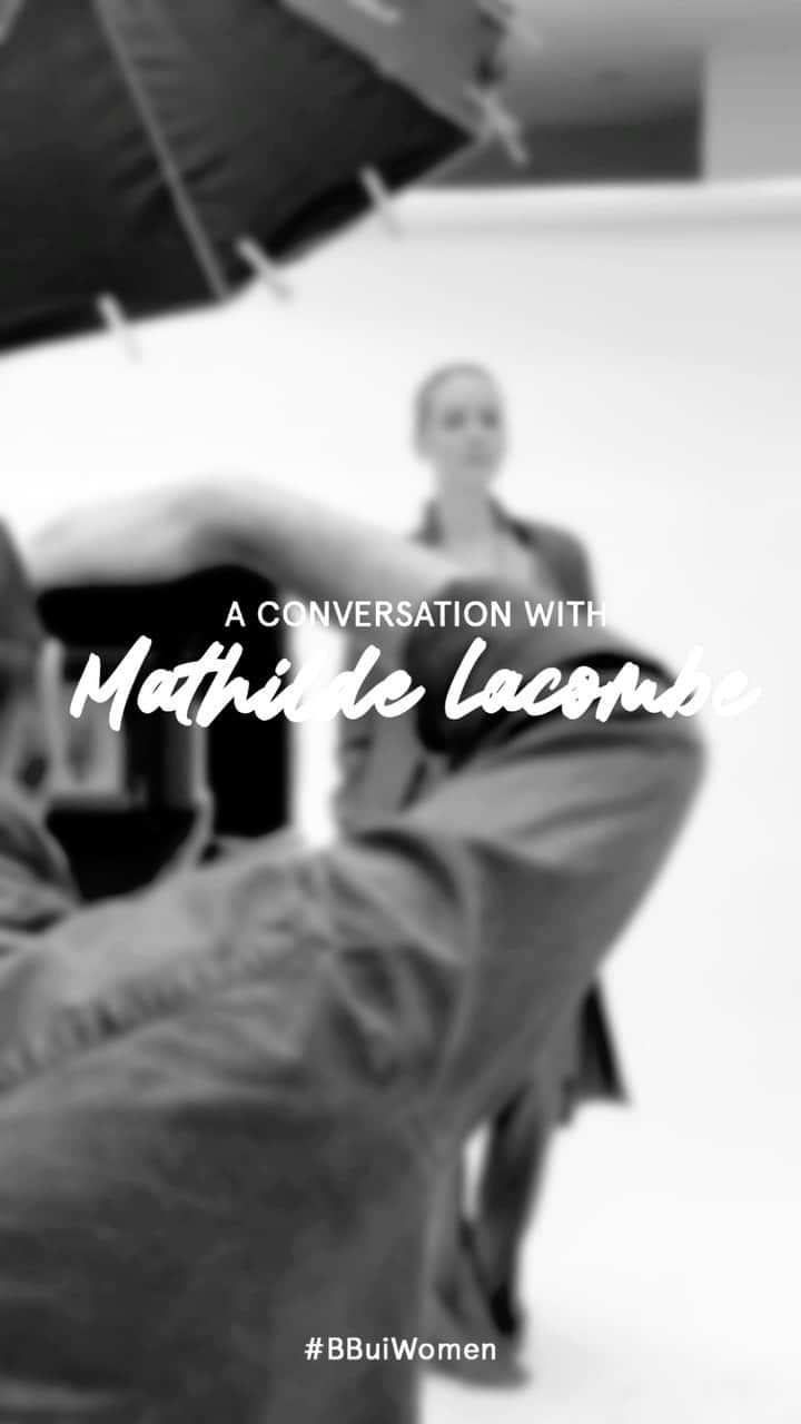 バルバラ ビュイのインスタグラム：「A CONVERSATION WITH  MATHILDE LACOMBE  Barbara Bui unveils her third portfolio to celebrate people that share the same proximity of language and beliefs.⁣⁣⁣ ⁣⁣ « What I like working in cosmetics is helping women feel great, feel good in their skin, and in the end it radiates on many other aspects of their lives. »⁣ - @mathildelacombe  « All these women and men inspire me when I make my collections and it’s « them » that I think of the moment I imagine my clothes. I want to dress them, I am having fun dressing them. »⁣ - Barbara⁣⁣ ⁣⁣ Photo - @gillesmariezimmermann⁣⁣⁣ Hair & Makeup - @flavioche Musique - « Lucie, I love you - Waves - Hades » @uele_lamore  #mathildelacombe #aimeskincare #businesswoman #portfolio #BBuiWomen #inspiringwoman #talentedwoman #barbarabuiportfolio #friendsofthehouse」