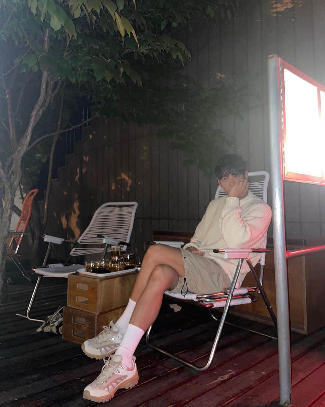 チュウォンさんのインスタグラム写真 - (チュウォンInstagram)「아직 밤엔 춥네🥶」5月2日 20時08分 - zu.won_moon.jun.won