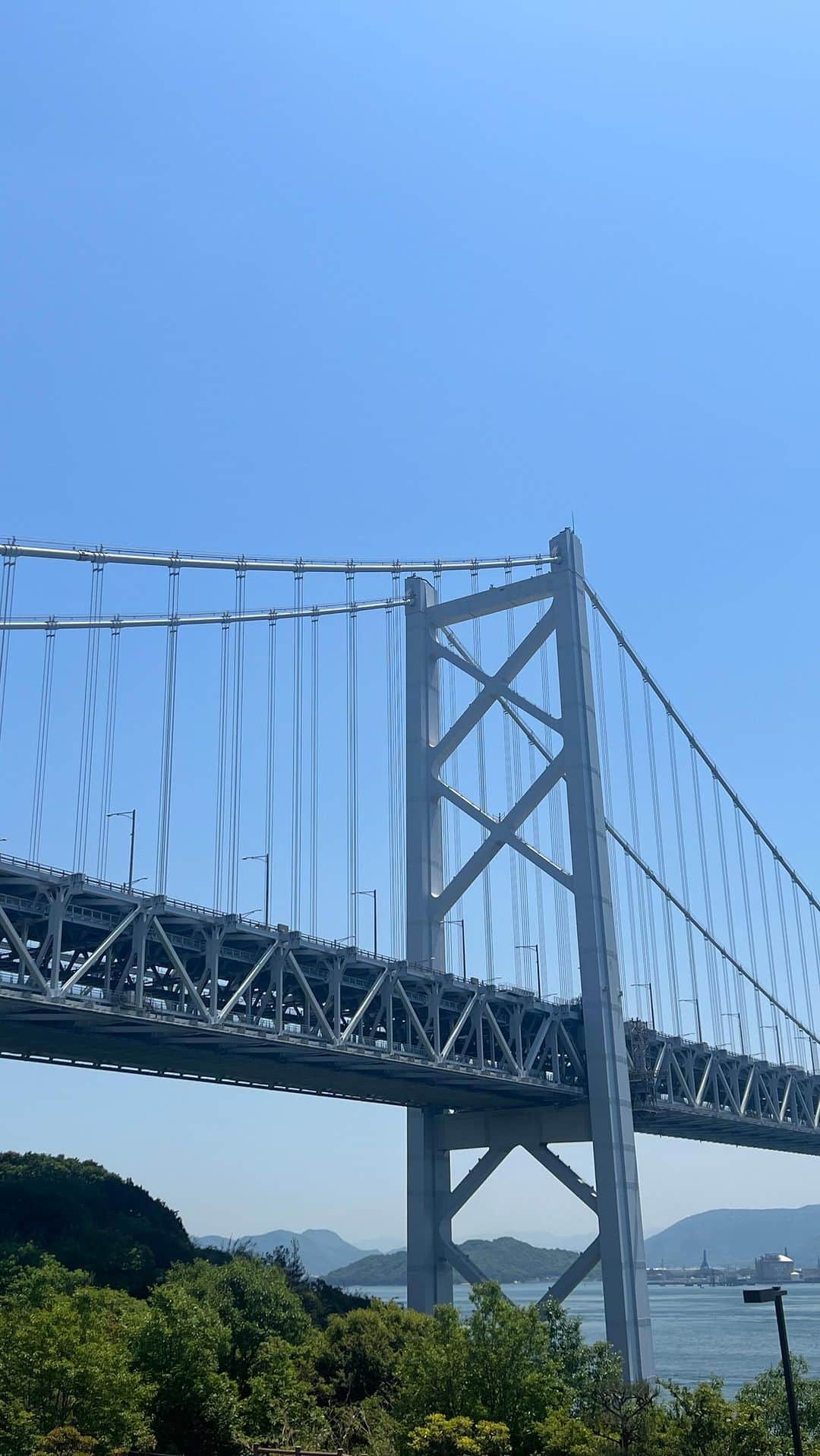 佐野碧のインスタグラム：「#瀬戸大橋　#香川　#瀬戸大橋ライトアップ  #ワクワク　#岡山　#ありがとう」