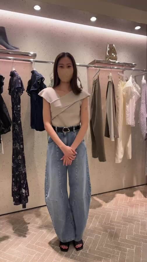 のインスタグラム：「5.2 tue 阪急うめだ本店より “今週入荷の新作アイテム“  【Insta LIVE配信】 西田 ウェーブ 153cm 築地 ナチュラル 160cm」