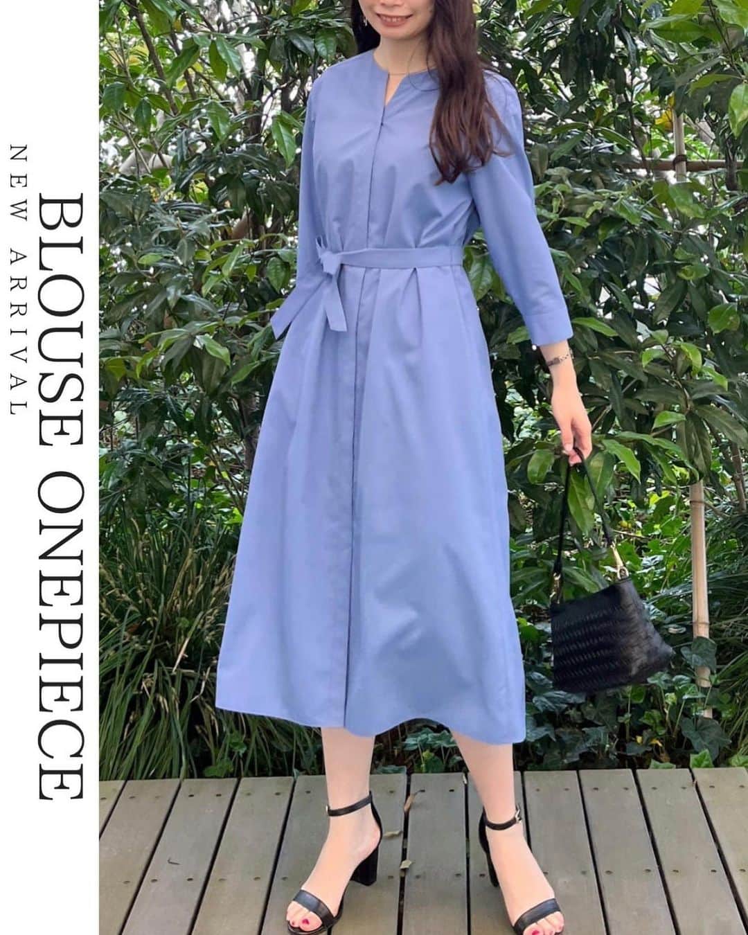 cdec_official Aesthetic Senseのインスタグラム：「． 2023 SUMMER NEW ARRIVAL ． 比翼仕立てのシャツワンピース。 肌離れの良いシャリ感のある素材で七分袖、カフスボタン付きで袖口をロールアップすることで軽やかに見せることができます。 共地のベルト紐付きでアレンジも○前開きで羽織りにもなるのでオフシーンにも着回しやすいアイテムです。 ． ． 3color ✴︎ onepiece No.187-56550  ¥25,960 (tax in) ． ． ． @cdec_official  続々と新作入荷中♪ 商品No.で検索もできます♪ ． ． ．  #クードシャンス  #ファッション #ファッションコーデ #夏 #夏コーデ #夏服 #細見え #大人コーデ #上品コーデ #フェミニンコーデ #お出かけコーデ #通勤コーデ #お仕事コーデ  #女子会コーデ #ワンピース #ワンピースコーデ #ドレス #ドレスコーデ #シャツワンピース #大人女子コーデ #おしゃれさんと繋がりたい #ファッション好きな人と繋がりたい #トレンドコーデ #着回しコーデ」