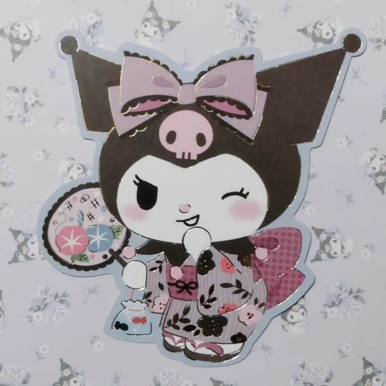 平井“ファラオ”光のインスタグラム：「おしゃれなカード類。  fashionable cards.  #サンリオ #sanrio  #かわいい #カワイイ #可愛い #kawaii  #クロミ #クロミちゃん  #クロミ様  #世界クロミ化計画  #kuromifytheworld  #kuromi  #バースデーカード  #送る相手いなし」