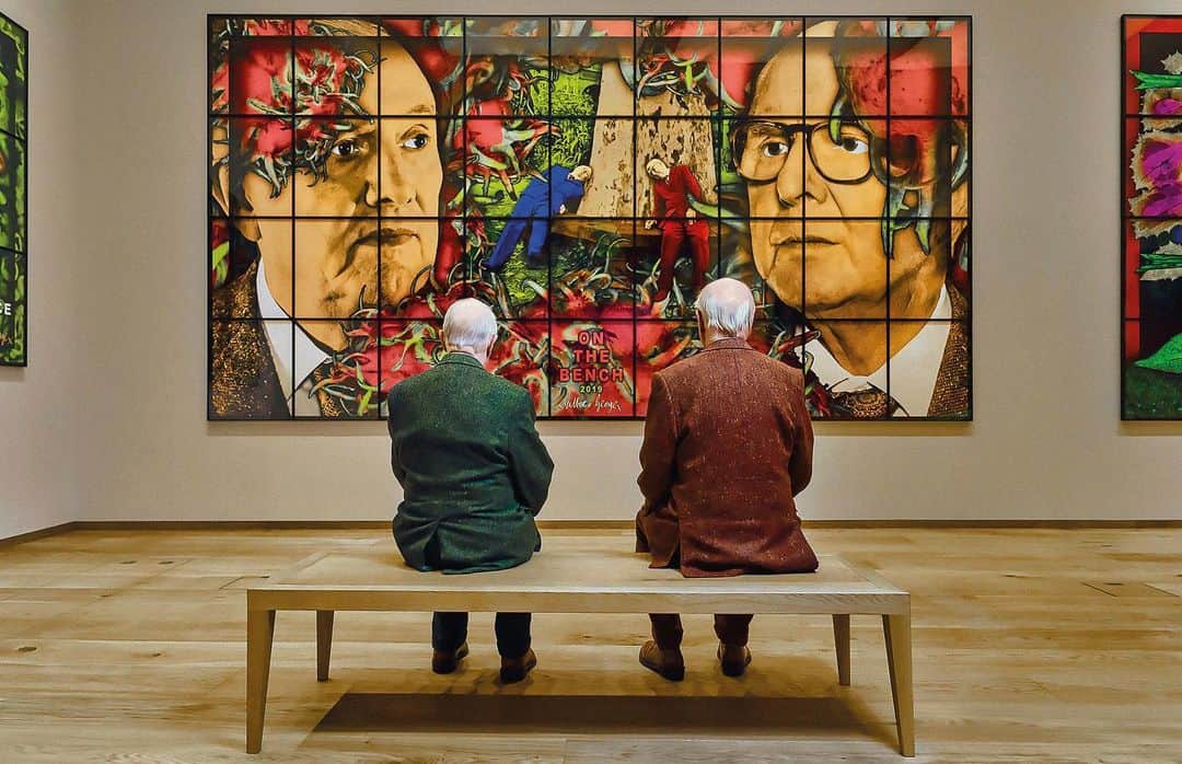 ZOO Magazineさんのインスタグラム写真 - (ZOO MagazineInstagram)「Zoo Magazine #78: Distinctiveness   Gilbert & George by Tom Oldham – Courtesy of The Gilbert & George Centre Interview exclusively for ZOO Magazine #78  Artists Gilbert Proesch and George Passmore met in 1967 while studying sculpture at Saint Martin’s School of Art. For their final year at school, one day while taking photos of each other holding their small-scale sculptures, they realized that they could dispense with them altogether. What was most interesting was not the objects themselves, but the pair’s presence as sculptures.  “Death, hope, life, fear, sex, money, race, religion, city. The naked, human world. All of the emotions that lie inside of every human wherever they live in the world, whatever their educational background, whatever their religious facilities, we believe in the subjects that are true to everybody wherever they live. We always wanted art for all. That was our first slogan. We had art for all.”  Photographer: Tom Oldham – Courtesy of The Gilbert & George Centre @gilbertandgeorgecentre Talents: Gilbert Proesch and George Passmore  Interviewer: Manuela Martorelli @manuelamartorelli  #ZOO78 @ZooMagazine #SandorLubbe #Art #Photography #SS23 #gilbertandgeorgecentre」5月2日 21時56分 - zoomagazine