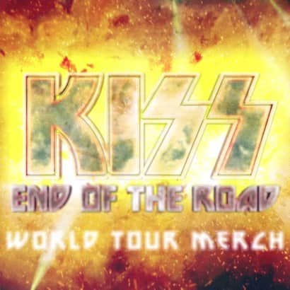 KISSのインスタグラム：「It’s the End of the Road! New tour merch available now exclusively at ShopKISSOnline.com. #EndOfTheRoadTour #KISS50 bit.ly/3MA2vIc」