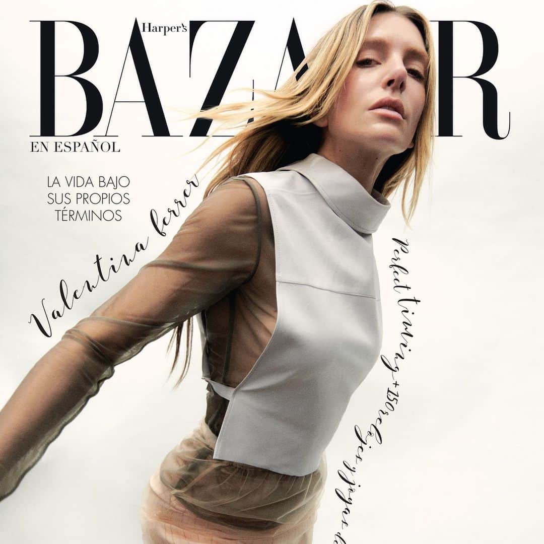 WOMEN / 360 Managementのインスタグラム：「VALENTINA @valentinaferrer for the cover of @harpersbazaarmx ⠀⠀⠀⠀⠀⠀⠀⠀⠀ #WOMEN360MGMT」