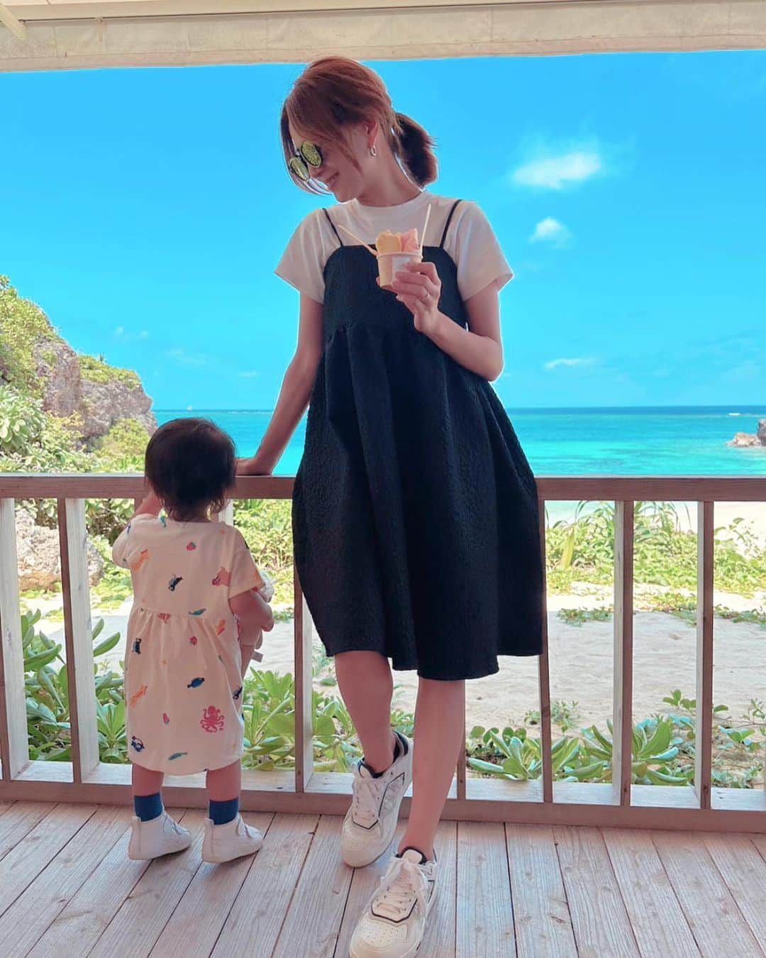 田母神智子さんのインスタグラム写真 - (田母神智子Instagram)「GWは家族で宮古島へ🏝️ なんか宮古島って落ち着くなぁ。」5月3日 12時02分 - tomokotamogami