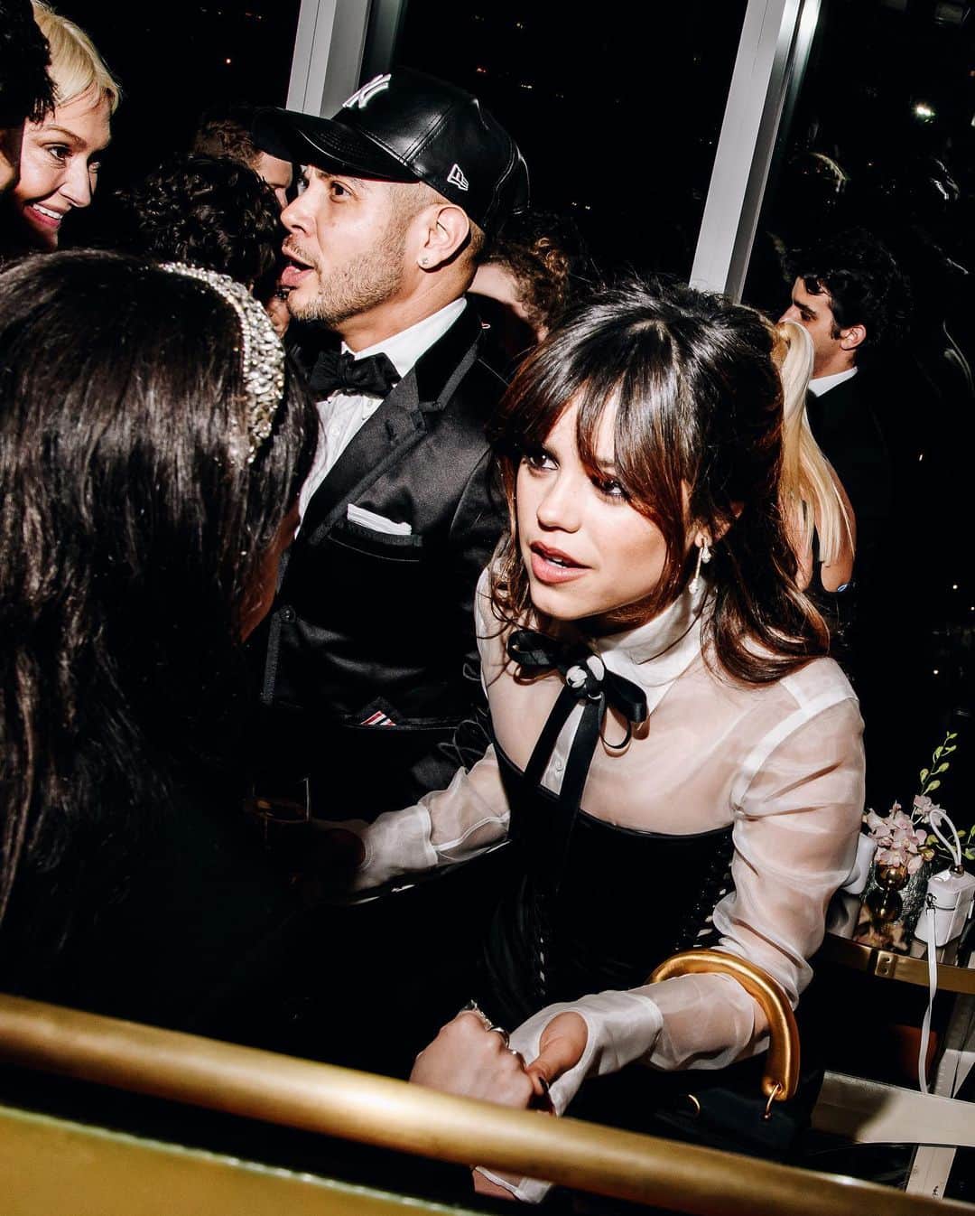 New York Times Fashionさんのインスタグラム写真 - (New York Times FashionInstagram)「The Met Gala’s red carpet was just the start. Welcome to the after-parties.  Following the benefit inside the Metropolitan Museum of Art, guests of the gala flocked to numerous late-night events around the city at venues including the Mark Hotel, the Box and the Top of the Standard. Many after-party attendees didn’t even attend the gala, and many who did attend changed into new outfits.  At the Top of the Standard, the “Mad Men”-meets-Rainbow Room top-floor space, professional dancers gyrated on platforms in white spray-painted bodysuits that brought to mind Keith Haring’s collaboration with Grace Jones. The host was Janelle Monáe, who performed alongside Kaytranada for the crowd, which included celebrities like Billie Eilish, Lil Nas X, Florence Pugh, Quinta Brunson and Stephanie Hsu.  Downtown at the Box, a burlesque club, Sean Combs, also known as Diddy, held a party of his own. There, Paris Hilton swayed from side to side, eyes hidden behind white sunglasses, with Marc Jacobs at her side. Teyana Taylor performed and Usher sipped a drink in front of the D.J. booth.  Tap the link in our bio to get access inside the Met Gala after-parties. Photos by @vnina, @poupayphoto and @rebeccasmeyne」5月3日 10時36分 - nytstyle