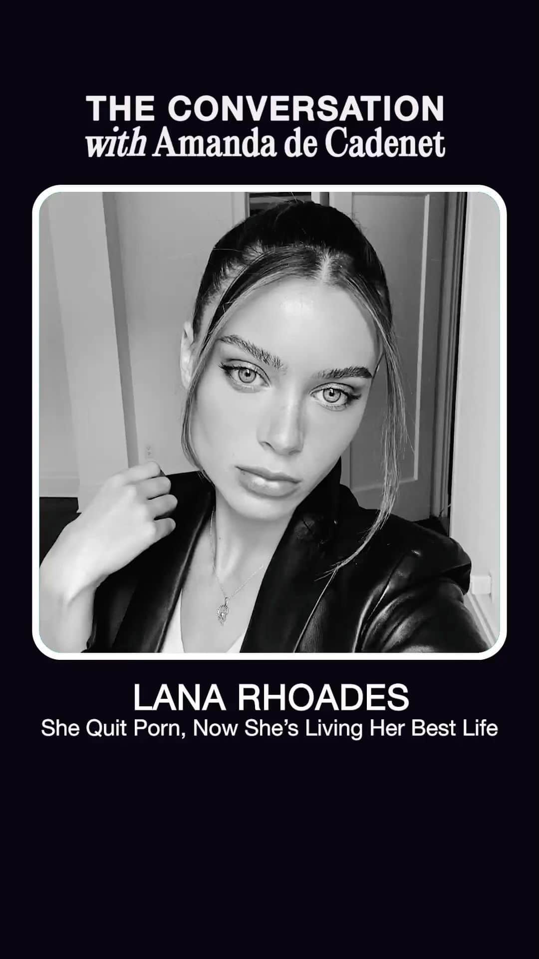 アマンダ・デ・カディネットのインスタグラム：「This weeks guest on @theconversation was the most searched for porn star on #PornHub and quit at the height of her success. @LanaRhoades explains why she made that choice, and speaks out against the men who run the industry. Lana is on a mission to make sure girls know the reality of a career in porn and the impact it can have on their mental and physical health. She also talks about spending a year in prison, the traumas she experienced as a child, and why she is so much happier today building her life away from the porn industry. This is one of my favorite conversations, thank you Lana for sharing your powerful story with such honesty and trust. 💕headphones: Listen Now (link in bio) or wherever you get your pods!  #TheConversationPodcast #PornStars #SexIndustry #SexualizingWomen #Exploitation #PornIndustry #PornHub #Yandy」